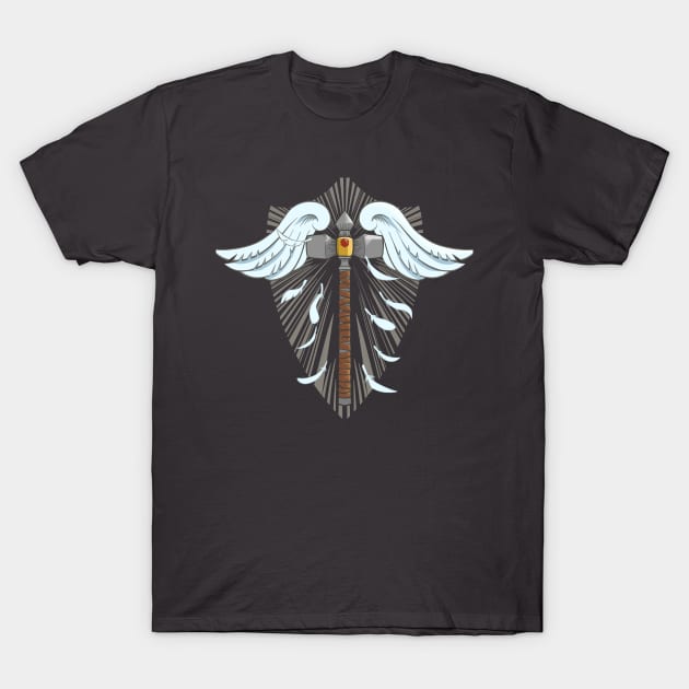 Dungeons and Dragons Paladin Hammer Symbol T-Shirt by Figmenter